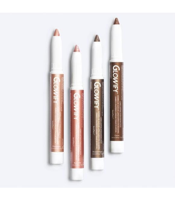 SeneGence Glowify Long-Lasting Eyeshadow Stick, Rose Gold, Multi-Use Highlighter for Eyes, Cheeks, Brow Bone, Effortless Application with Smooth, Velvety Finish