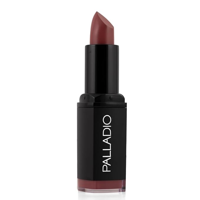 Palladio Herbal Matte Lipstick, Creamy and Full Coverage Long Lasting Matte Lipstick, Royal Rum