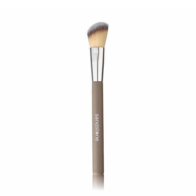Sandstone Scandinavia Soft Collection Makeup Brush - Professional Premium Blush brush for applying and blending blush. Ultra soft bristles. Vegan Makeup brush for all skin types