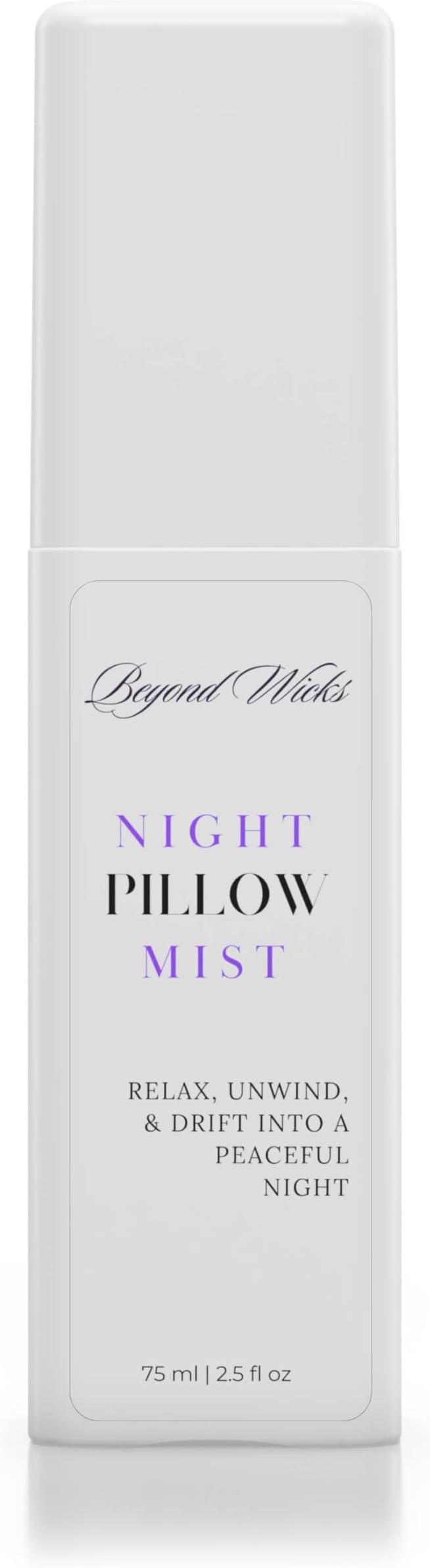 Pillow Spray – Lavender Chamomile Sleep Spray with Essential Oils – Relaxing Aromatherapy Mist for Pillows, Bedding, and Linens – Nighttime Pillow Mist – 75ml (2.5 fl oz) by Beyond Wicks