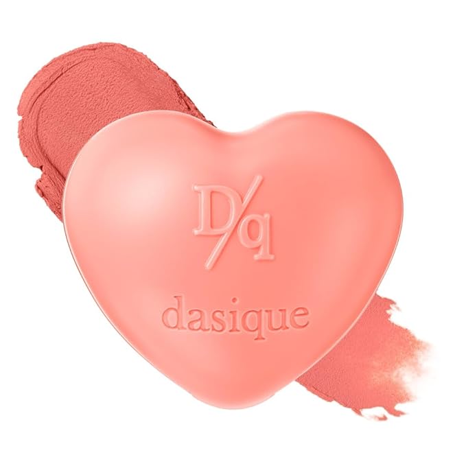 dasique Souffle Color Pot #02 Pomelo Pudding – Makeup Blush, Buildable Silky-Smooth Texture, Build-In Mini Brush, Multi-Use For Cheek and Lip