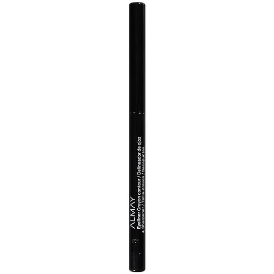 Almay All-Day Eyeliner Pencil, Hypoallergenic, Cruelty-Free, Smudge-Proof, Ophthalmologist Tested, Long Wearing and Water Resistant, 205 Black, 0.01 oz