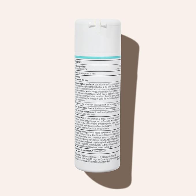 Proactiv Acne Cleanser - Benzoyl Peroxide Face Wash and Acne Treatment - Daily Facial Cleanser and Hyularonic Acid Moisturizer with Exfoliating Beads - 60 Day Supply, 4 Oz