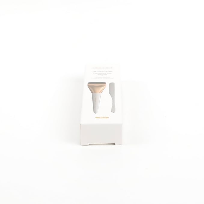 docolor Flat Foundation Brush and Makeup Spatula Set, Thin Liquid Foundation Brushes Dual Edged Spatula Brush Makeup Korean Foundation Brush for Blending, Cream, Thin Makeup Brush &Make Up Spatula