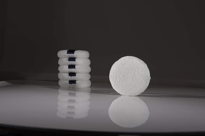 Powder Puff - 3.15 Inch Ultra Soft Washable Velour Makeup Powder Puffs for Face Powder, Setting powder, Body powder, Loose Powder, Other powders