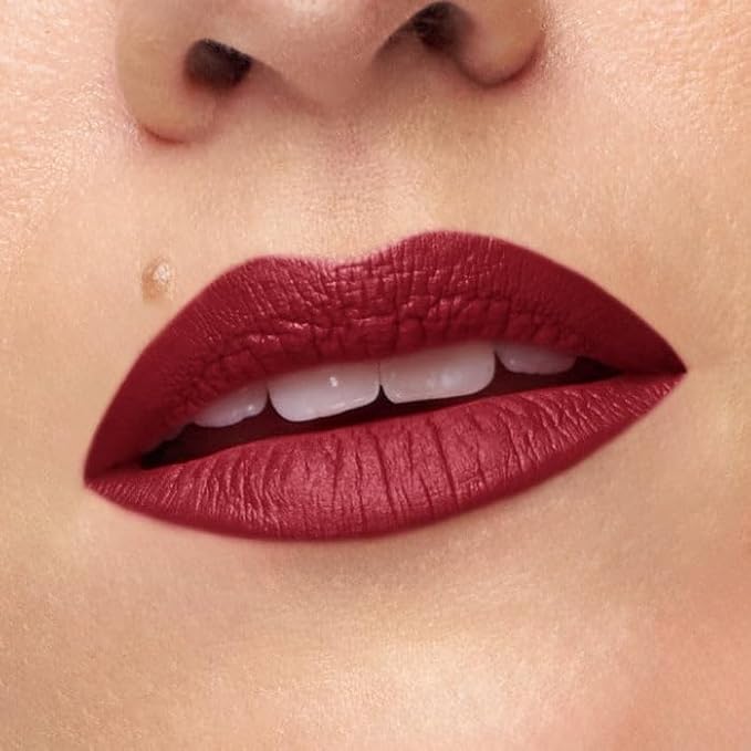 OFIR Velvet Bond Liquid Matte Lipstick | Matte Liquid Lipstick for Bold, Full Coverage Color | Hydrating Pigments Offer All-Day Comfort | Vegan Formula | Cranberry - Deep Red Shade | 0.12 fl oz
