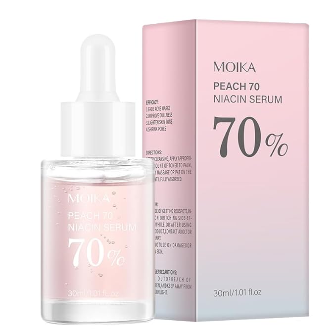 Peach 70 Niacinamide Serum, Hydrating Face Serum, Facial Serum for Oily Skin, Daily Clean For Women (30ml)