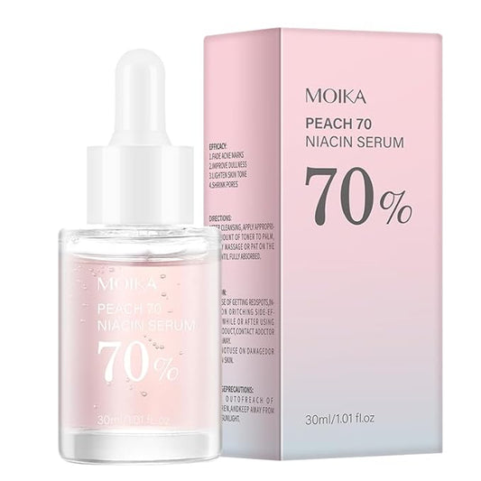 Peach 70 Niacinamide Serum, Hydrating Face Serum, Facial Serum for Oily Skin, Daily Clean For Women (30ml)