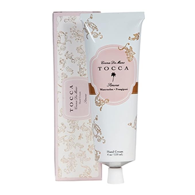 Tocca Crema de Mano Luxe, Simone Hand Cream, 4 oz - Fresh Floral - Breezy, Sparkling, Radiant - Moisturizing, Quick Absorbing