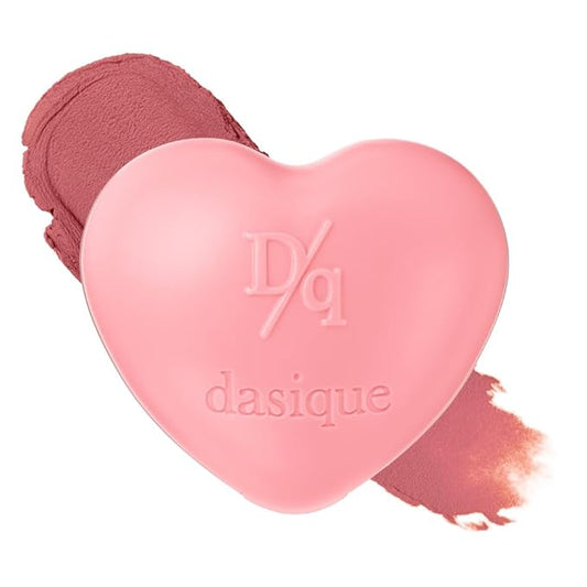dasique Souffle Color Pot #08 Roasting Fig – Makeup Blush, Buildable Silky-Smooth Texture, Build-In Mini Brush, Multi-Use For Cheek and Lip