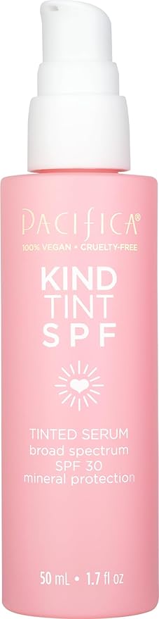 Pacifica Kind Tint SPF 30 Vegan Collagen Primer – Tinted Mineral Sunscreen & Makeup Primer, Broad Spectrum UVA/UVB Protection, Hydrates & Primes, Vegan