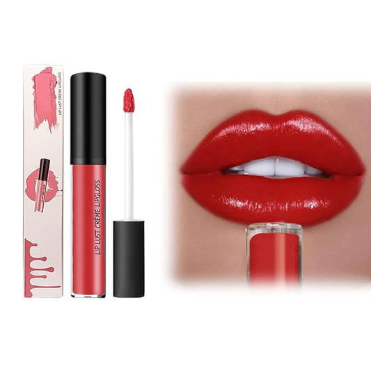 12 Color Cream Lip Gloss, 2025 New Cream Texture Lipstick Non-Stick Lip Gloss, Long Lasting Lipstick Hydrating Lip Tint Natural Non-Fading Liquid Lip Stick for Women (#10, One Size)