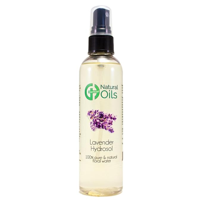 GreenHealth Lavender Hydrosol (Floral Water) - 4 fl oz Plastic Bottle w/Black Spray Cap