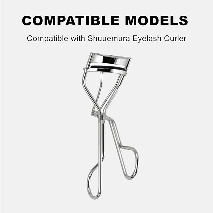 Eyelash Curler Refills,30Pack Compatible with Shu uemura Eyelash Curler Refill Pads,Silicone Rubber Eye Lash Curlers Refill Compatible with Shuemura,Black.