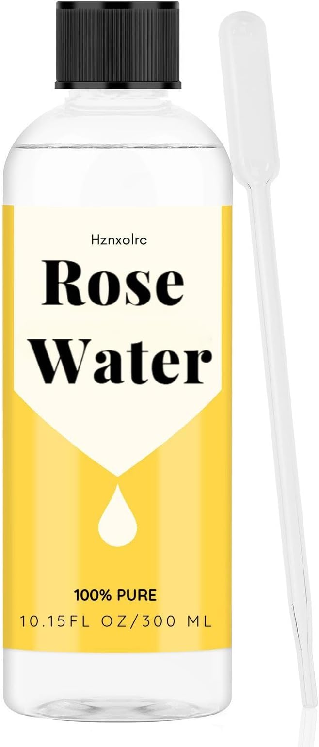 10.15 fl oz Rose Hydrosol for Face Hydrating Mist Hydration, 100% Pure Rose Water, Cleanses & Softens Skin, Promotes Healthy Skin Cell, Suitable for All Skin Types