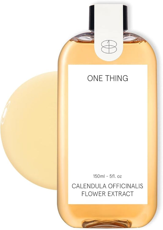 ONE THING Calendula Officinalis Flower Extract Toner 5.07 Fl Oz | Hydrating Soothing Vegan Facial Extracto, Smooth Soft Sensitive Oily Acne Prone Skin, Barrier Relief Sebum Control | Korean Skin Care