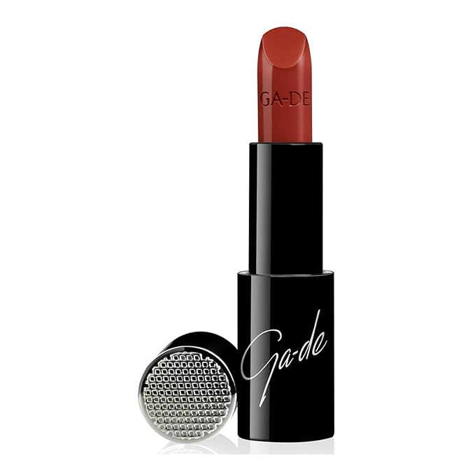 GA-DE Selfie Full Color Lipstick, 869 - Long Lasting High Pigment Lipstick with Argan Oil - Creamy Radiant Shine and Hydrating Benefits - 0.14 oz