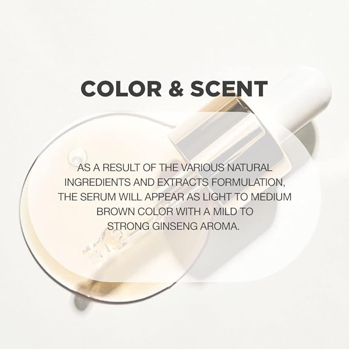 PROOT Ginseng Serum | Ginseng Serum with 52.5% Korean Ginseng Extract | Korean Ginseng Serum Formulated with Ginseng Extract, Hyaluronic Acid & WGF Complex-3 | Korean Ginseng Skin Care Technology