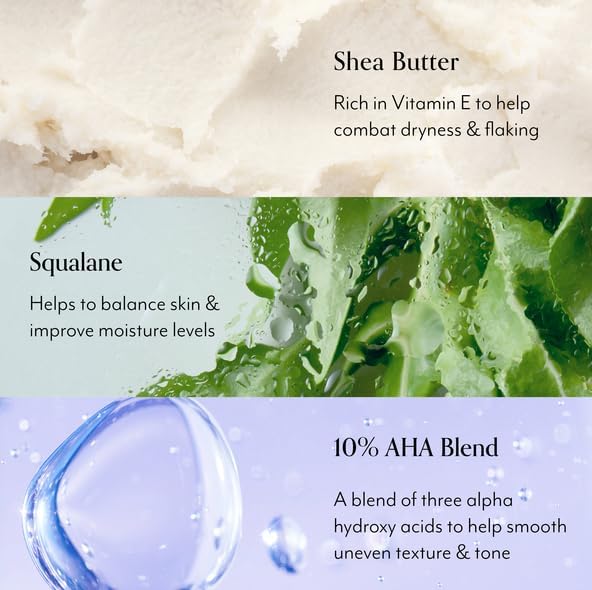 Bliss Body Butter Texture Takedown Skin Smoothing Lotion - Keratosis Pilaris KP - 6.7 Fl Oz - For Rough, Bumpy Skin - 10% AHA + Squalane + Shea Butter - Clean - Vegan & Cruelty-Free