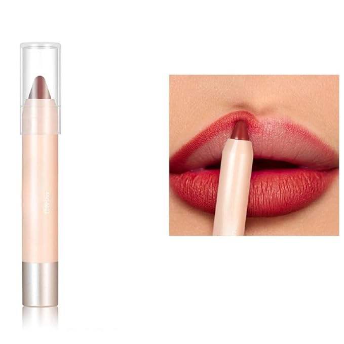 Waterproof Matte Lipstick with Lip Liner, Non-Stick Cup, Hook Pencil (3)