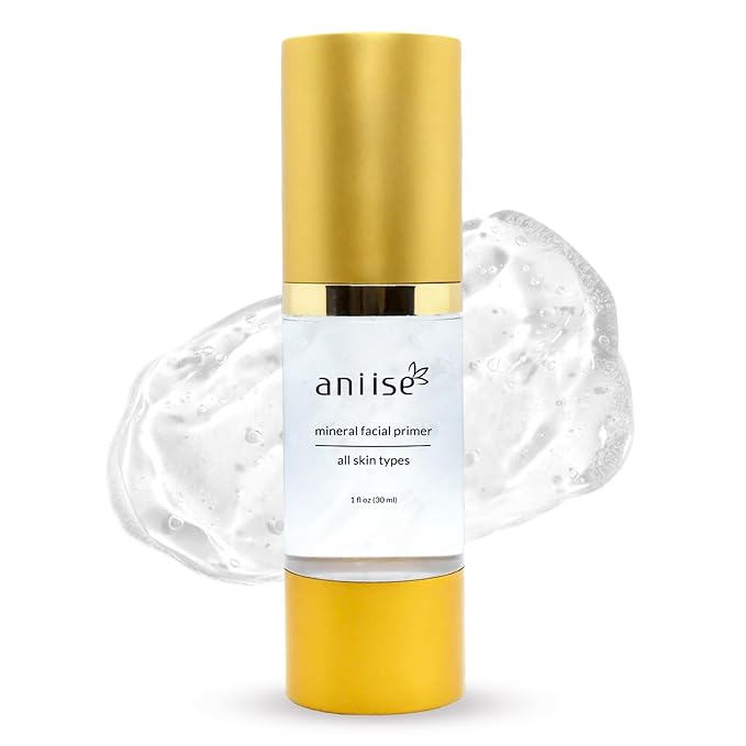 Mineral Makeup Facial Foundation Primer – Smooths Skin, Extends Makeup Wear, Controls Shine, Minimizes Pores & Fine Lines – For All Skin Types – Vegan, Paraben Free, Cruelty-Free – 1 fl oz (30 mL)