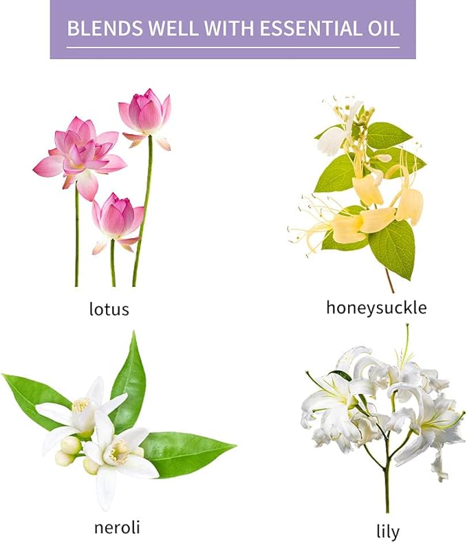 Sedbuwza Violet Essential Oil, 100% Pure Organic Violet Aromatherapy Gift Oil for Diffuser, Humidifier, Soap, Candle, Perfume