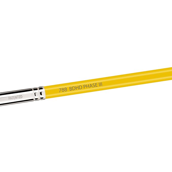 Bdellium Tools Professional Makeup Brush - Studio Series 788 BDHD Phase III Blending/Concealing - With Soft Natural Fibers, For Blend & Soften (Yellow, 1pc)