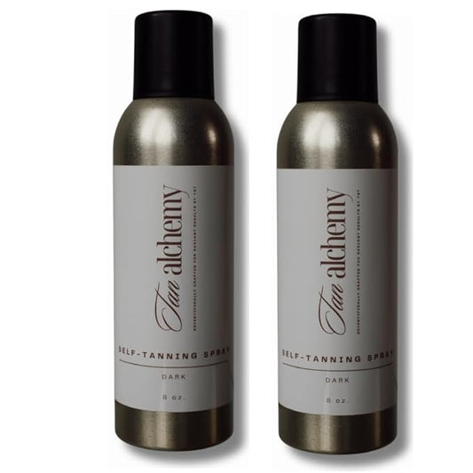 Tan Alchemy U Tou Can Tan Dark Self Tanning Aerosol Can,Unscented, No Mitt (2-8 oz)