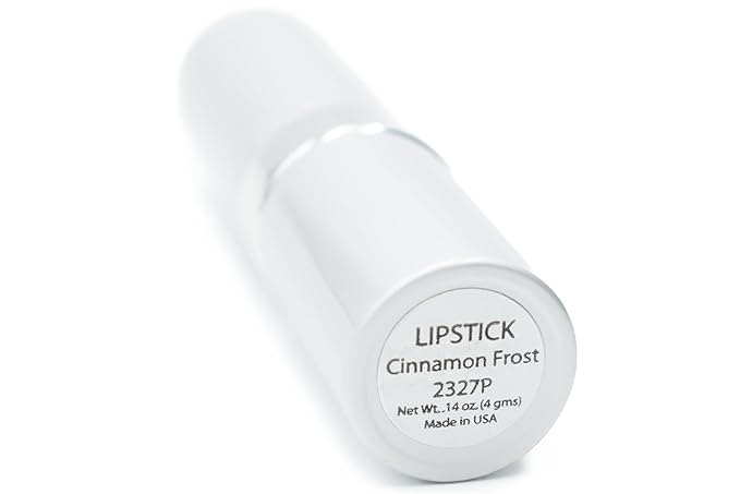 Cinnamon Frost Brown Red Pearlescent Seashell Creamy Pearl Lipstick Color Moisturizing Paraben Free, No Animal Testing & Cruelty Free Lip Makeup Color