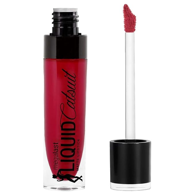wet n wild Megalast Catsuit Matte Liquid Lipstick, Red Missy & Fierce | Lip Color Makeup | Moisturizing | Creamy | Smudge Proof