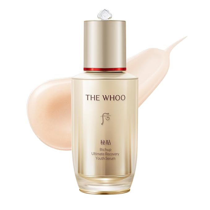 THE WHOO Bichup Ultimate Recovery Youth Serum | Intensive Anti-Aging Luxury Skincare with NAD+ & Ceramide for Wrinkles & Barrier Repair | Day & Night Firming Treatment