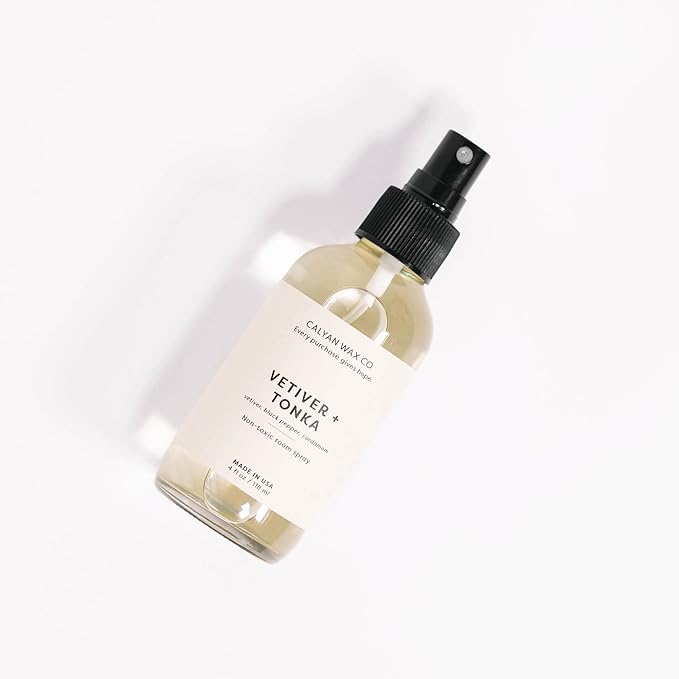 Calyan Wax Co. Vetiver and Tonka Room Spray