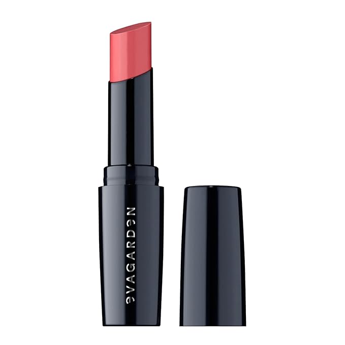 EVAGARDEN Pleasure Lipstick - Moisturizes and Nourishes - Protects with SPF - Soft Application Spreads Easily and Provides Smoothness - Gives Volume Effect and Bright Color - 664 Rose Wine - 0.1 oz