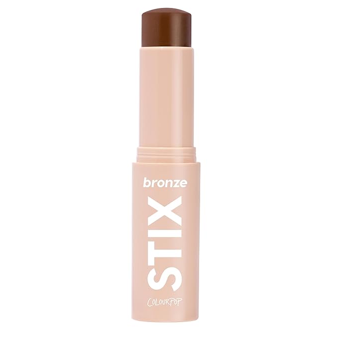 ColourPop Cream Bronzer Stick - Blendable Cream Contour & Glowy Summer Makeup with a Natural, Matte Finish - Buildable Formula for Shimmer-Free, Sun-Kissed Warmth - Manhattan Beach (0.28 oz)
