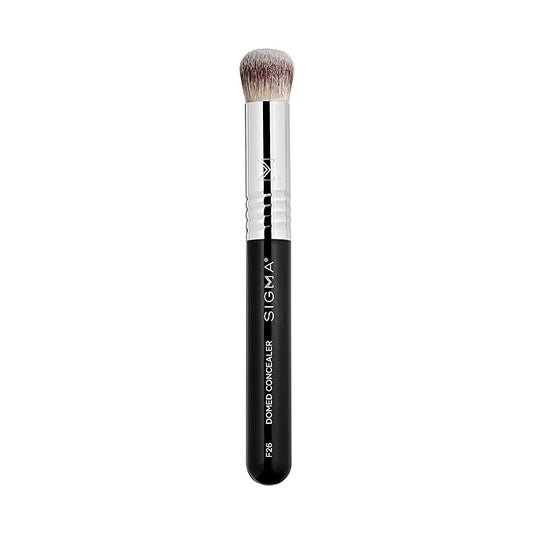 Sigma Beauty F26 Domed Concealer Brush – Under Eye Corrector, Ultra-Soft Dense Rounded Fibers, Waterproof Handle with SigmaAlloy Ferrule – Makeup Brush for Cream or Liquid, Ideal for Women's Makeup