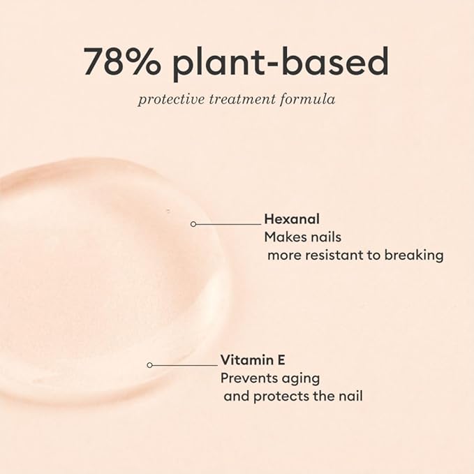 Manucurist - Green Base Coat Nail Polish - Nail Polish Base - 12-free - 78.5% Plant-Based Ingredients - Made in France - 0.5 fl oz