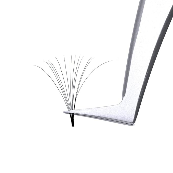 Volume Lash Extensions 0.07 D Curl 16-22mm Mixed Tray Easy Fanning Volume Lashes Matte Black Self Fan Eyelash Extension Supplies (0.07-D, 16-22mm Mix)