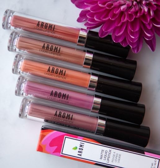 Aromi Ginger Spice Matte Liquid Lipstick | Nutmeg, Terra Cotta Lip Color, Vegan & Cruelty-free Beauty, Burnt Orange, Long-lasting, Smudge Proof, Handmade (Ginger Spice)