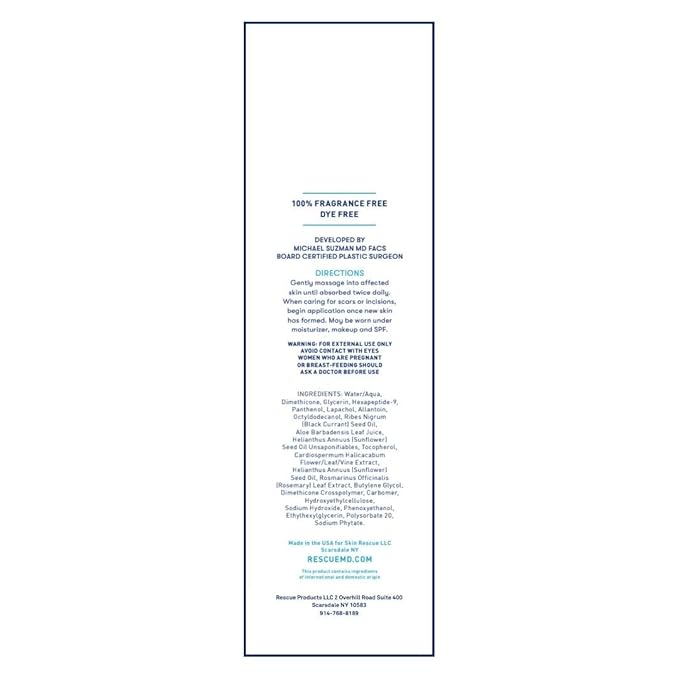 RescueMD DNA Repair Complex PRO Scar Treatment Serum, Post-Procedure and Skin Damage Solution, 120ml