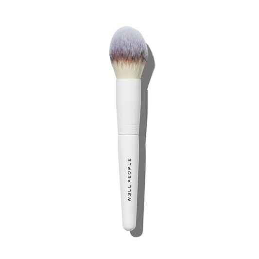 Well People Powder Complexion Brush, Soft & Fluffy Face Makeup Brush For Evenly Applying Loose Powder, Great For Large Areas, Cruelty-free Bristles