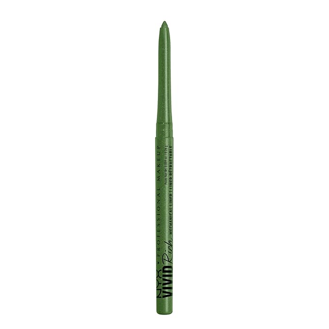 NYX PROFESSIONAL MAKEUP Mechanical Eye Pencil, Vivid Rich Mechanical, Creamy Retractable Eyeliner - It's Giving Jade, Olive Green Eyeliner