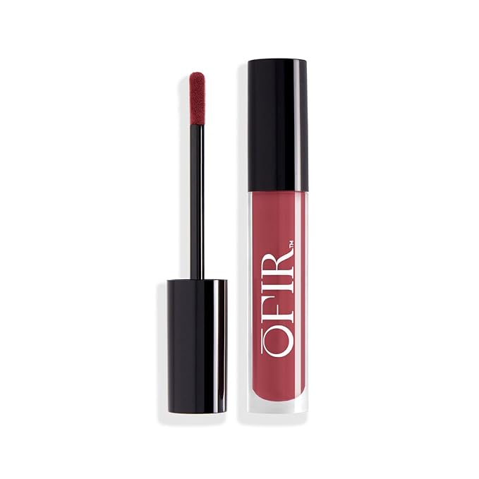 OFIR Velvet Bond Liquid Matte Lipstick | Matte Liquid Lipstick for Bold, Full Coverage Color | Hydrating Pigments Offer All-Day Comfort | Vegan Formula | Fig - Wine Shade | 0.12 fl oz
