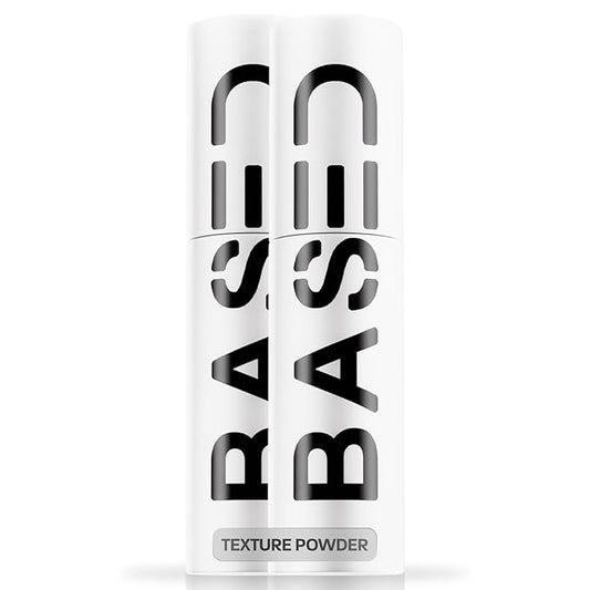 BASED Hair Texturizing Powder, Lightweight & Volumizing Hair Styling Powder with Matte Finish, Add Texture to Hair with Medium Hold, Best for Short to Medium Hair, (1.69oz Bottle, Pack of 2)