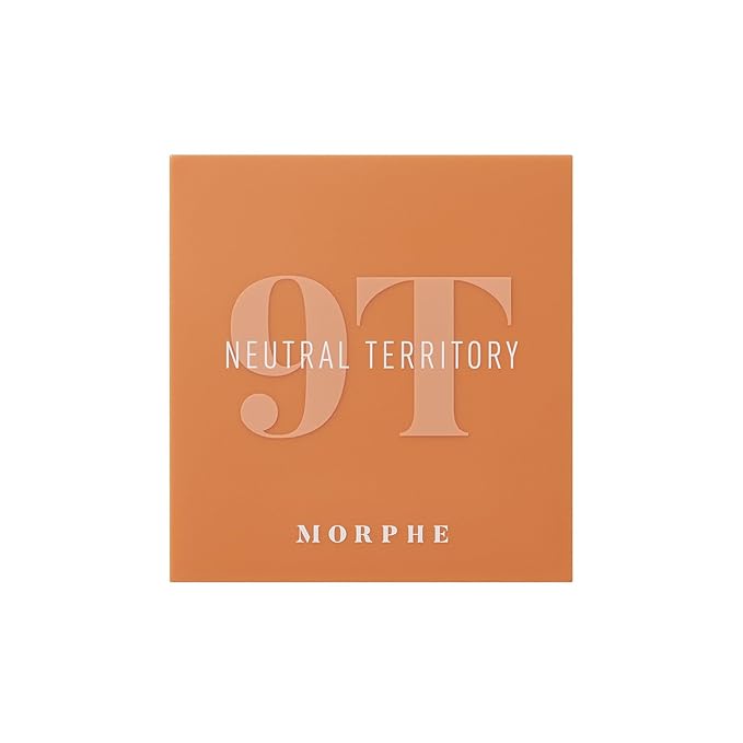 Morphe 9T Neutral Territory Artistry Palette - Warm Neutral Makeup Palette with Matte and Shimmer Finishes - Highly Pigmented Eye Makeup with a Blendable & Buildable Formula (0.35 oz)