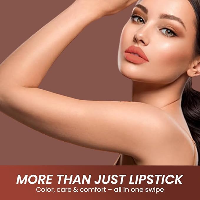 Essence Of Argan Tea Berry Lipstick for Cracked & Dry Lips - 100% Organic Argan & Jojoba Oil, Shea Butter & Aloe Vera - Hydrating Long Lasting Lipstick for Women