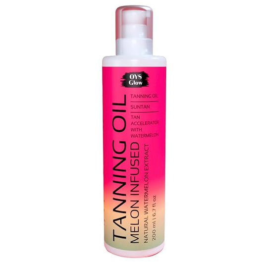 Watermelon Tanning Oil - Intensive Suntan & Body Oil, Tanning Accelerator for Indoor Tanning Beds, Deep Rich Body Tan Enhancer