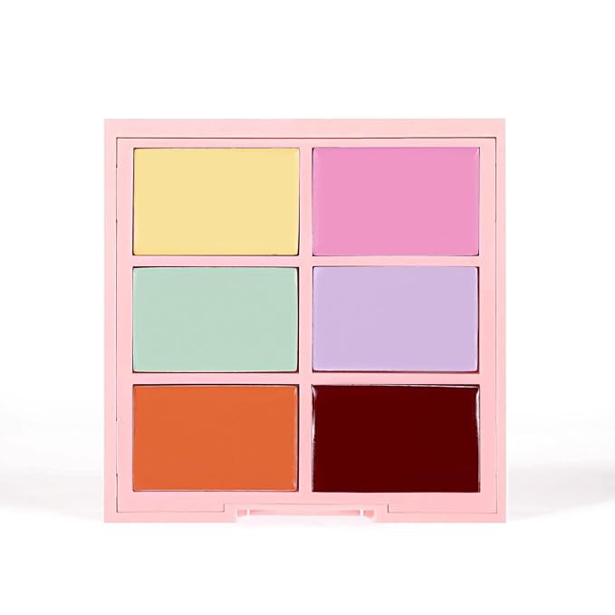 KimChi Chic Undercover Hoe Corrector Palette - Full Coverage Concealer, Creamy, Long Wearing, Hides Dark Circles & Blemishes Cruelty Free, Universal 0.25 oz