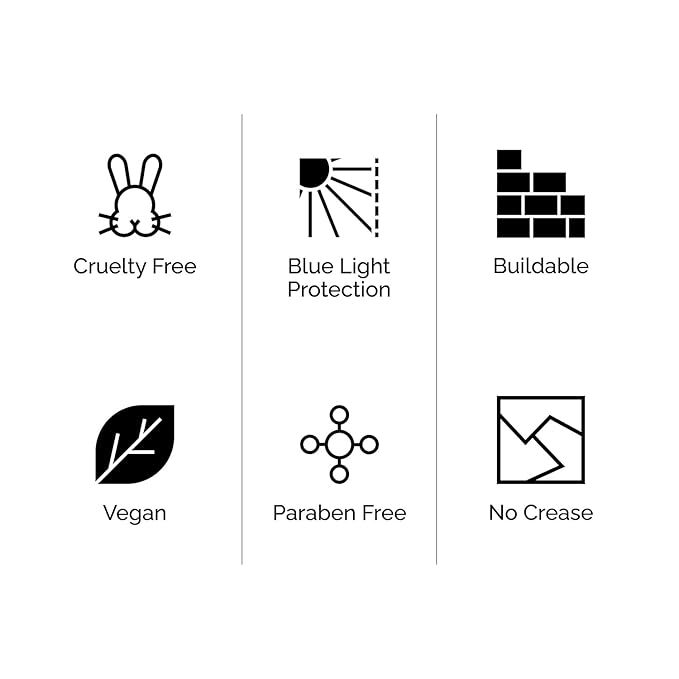 OFIR Skin Satin Medium Coverage Foundation | Lightweight Foundation Makeup with Vegan Formula | Blue Light Protection & Non-Creasing for Long-Lasting Wear | 1 FL OZ (Barley - Light Cool)