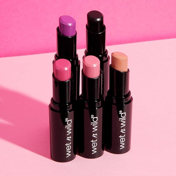 wet n wild Lipstick Perfect Pout Lipstick Red Ring Around The Rosy, Non-Tacky, Non-Sticky Long Lasting, Lip Color