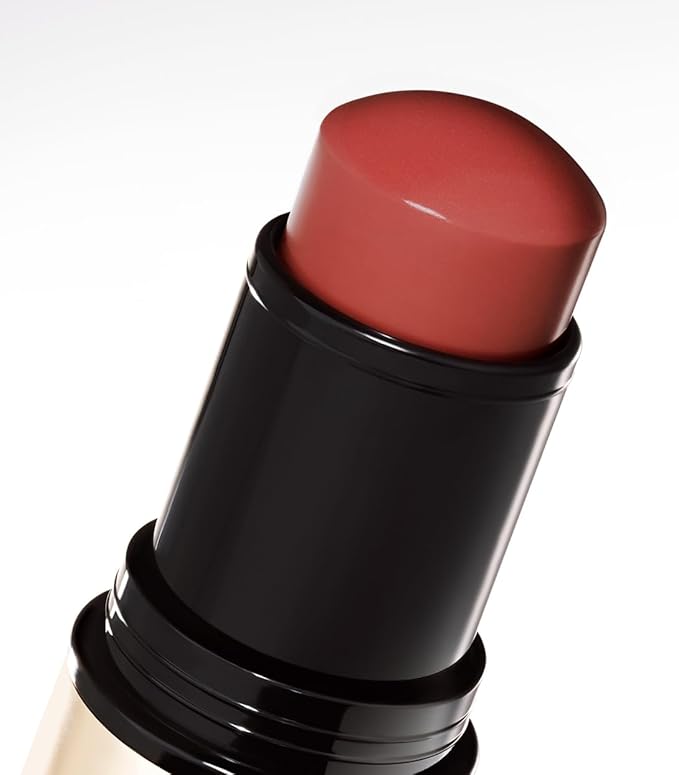 MAKE Beauty Heat Stroke Cream Blush Stick for Cheeks with Natural Hydrating Dewy Finish. Creamy Gel Blush Balm - Shade Spice, Deep Pink Nude Cheek Tint